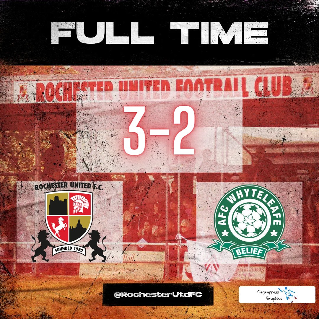 A fantastic second half performance sees #Spartans come out on top having played most of the second half with 10. ⚽ Tom Loynes ⚽ Freeman Rogers ⚽ Charlie Barlow 🔴 ⚫ 🔴 ⚫ #spartans