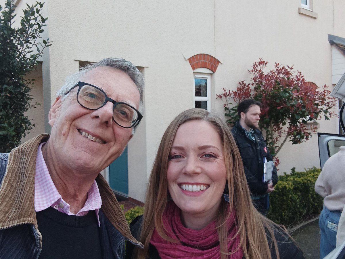 Out campaigning today with Tamworth's amazing new MP @SarahEdwardsTam - on the road to winning again @UKLabour !