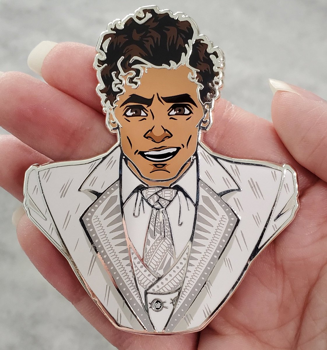 tinkspins's tweet photo. Moon Knight and Mr Knight pins I have available now! Link in my bio! 

First two in my unmasked series where the top is a magnet so you can mask and unmask the character underneath!

Designs drawn by the talented @kukukarina! #MoonKnight
#marcspector #stevengrant
#enamelpins https://t.co/Sa3FOkOs8Q