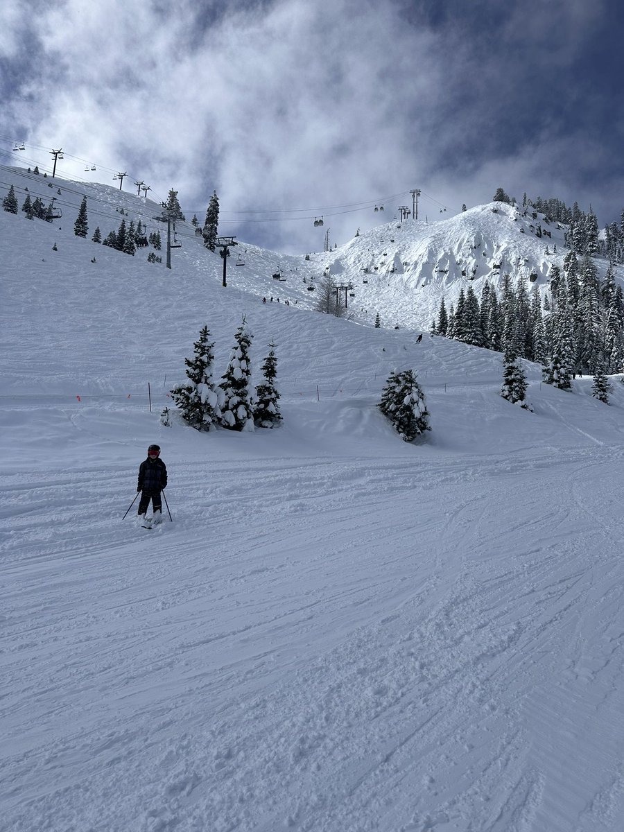 Palisades Tahoe with my son. Some of the best conditions I’ve ever seen … in late March!