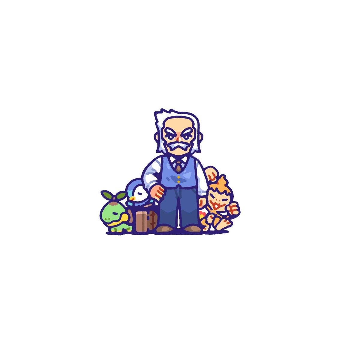 「Prof Rowan and Sinnoh's finest 」|ByronBのイラスト