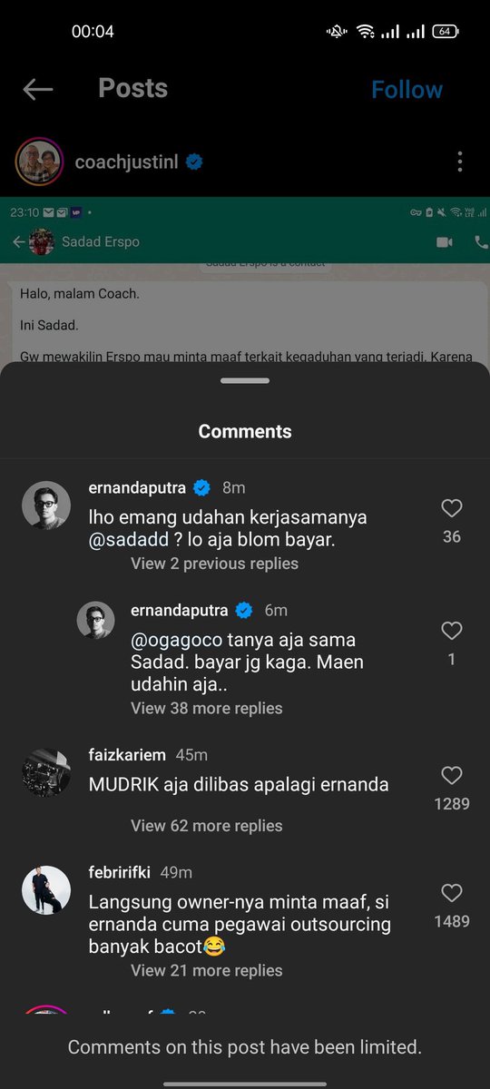 Enigma (@turing4rotor) on Twitter photo Koci <a href="/CoachJustinL/">Justinus Lhaksana</a> hasil masakan lo jd begini nih… ga yg design ga yg bikin… kaga ada yg bener.
Thanks buat masak nya di weekend ini. Koci <a href="/CoachJustinL/">Justinus Lhaksana</a> hasil masakan lo jd begini nih… ga yg design ga yg bikin… kaga ada yg bener.
Thanks buat masak nya di weekend ini.