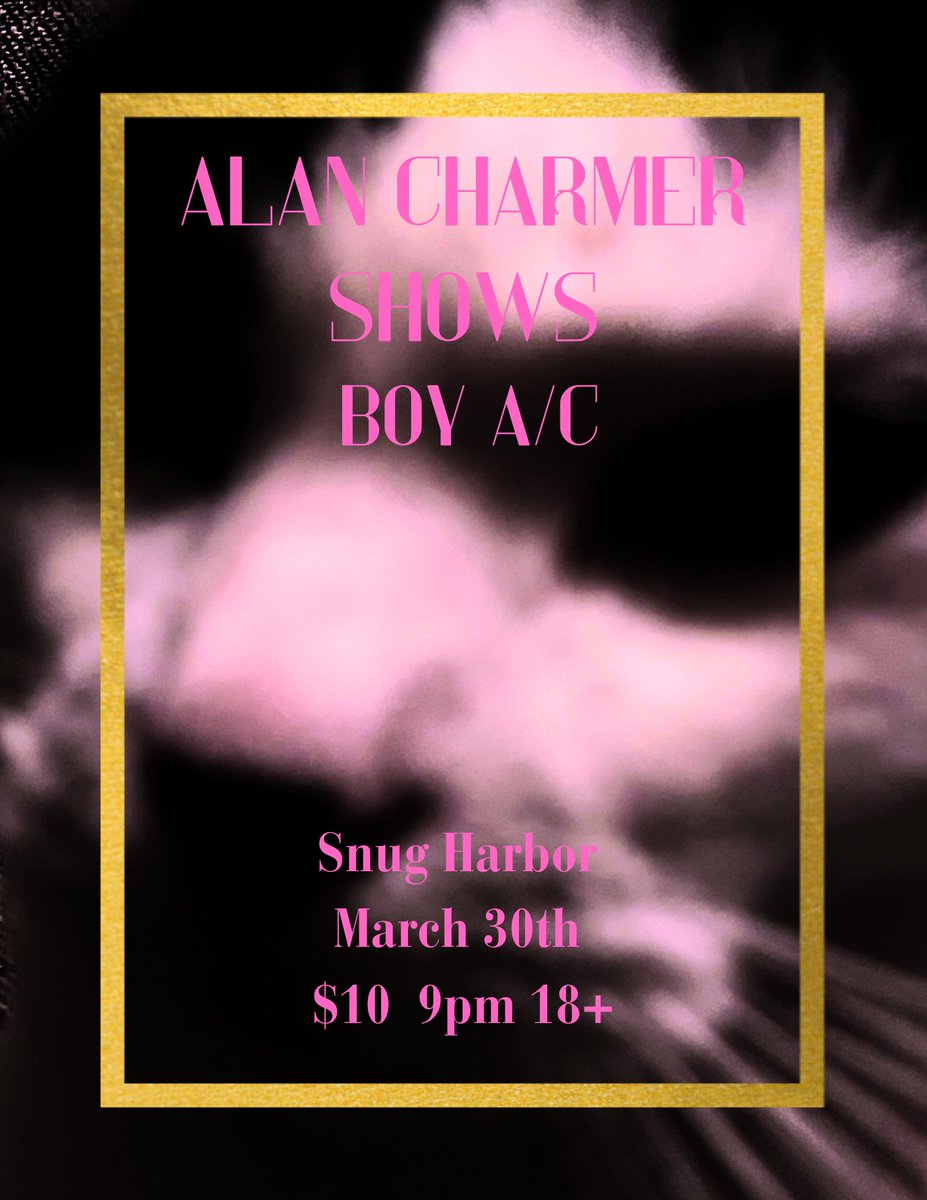 TONIGHT AT SNUG HARBOR YALL!