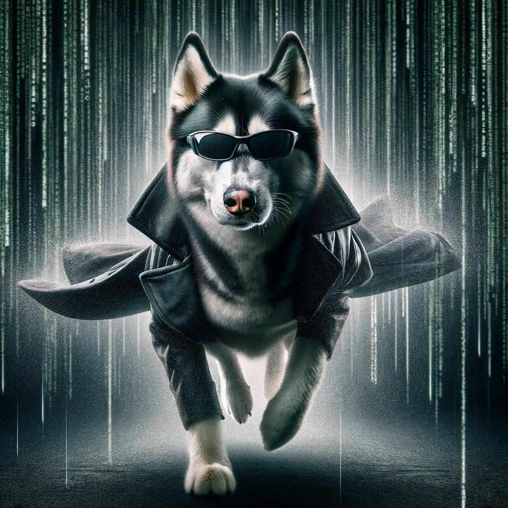 Let’s buy some $HUSKY coin on Solana and escape the matrix! 🐺🚀

#crypto #memecoin #memecoins #solana #husky #matrix