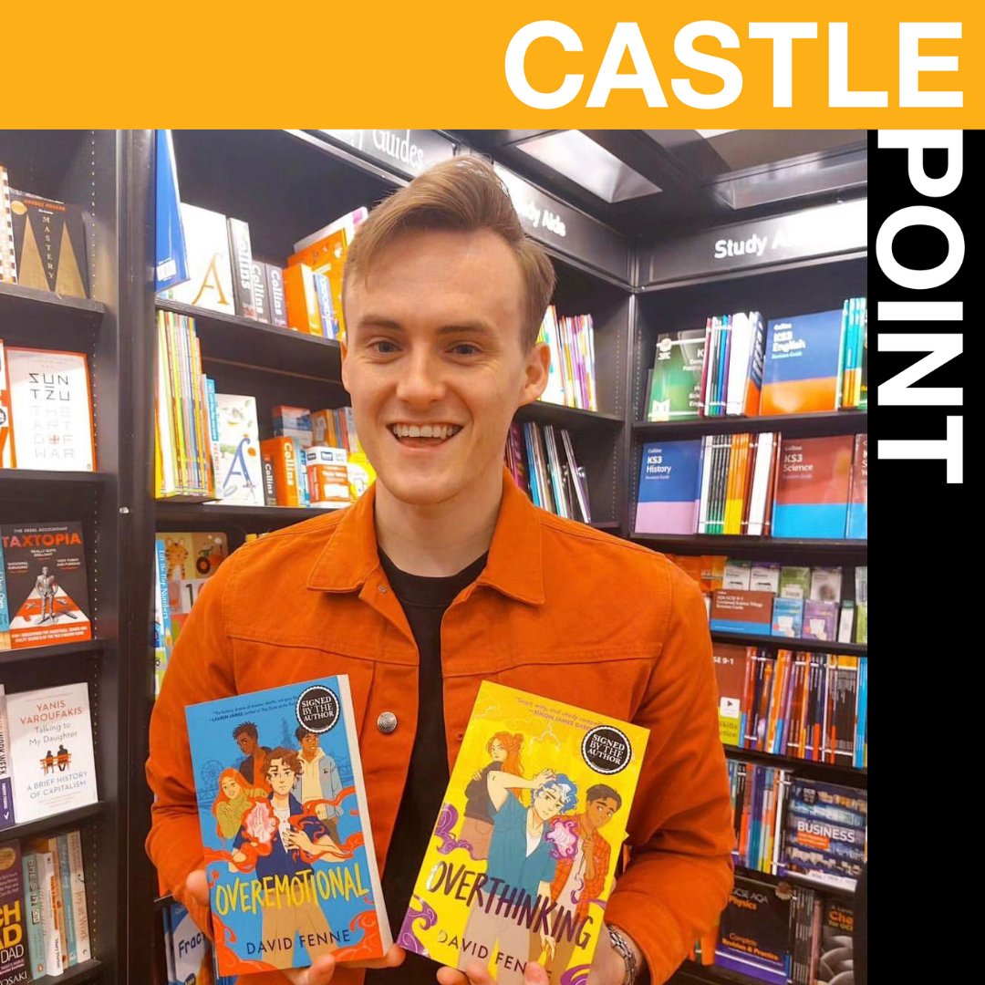 On Saturday David Fenne visited Waterstones to celebrate the release of his new book Overthinking! This incredible sequel to Overemotional is twisty, fun, and heartwarming. Make sure to come into store, to grab a signed copy before they sell out! #castlepoint #waterstones