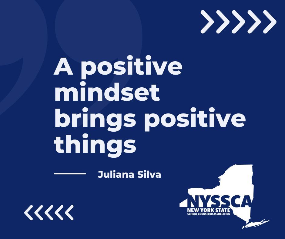 #PositiveMindset #NYSSCA #SchoolCounselor #Education #NYS #NewDay
