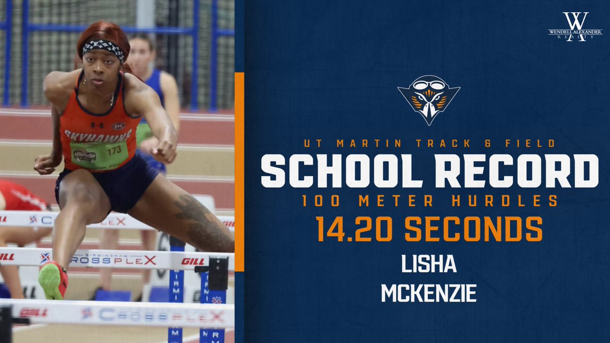 🚨SCHOOL RECORD🚨 Lisha McKenzie breaks the school record in the 100 meter hurdles with a time of 14.20 seconds! #MartinMade #OVCit