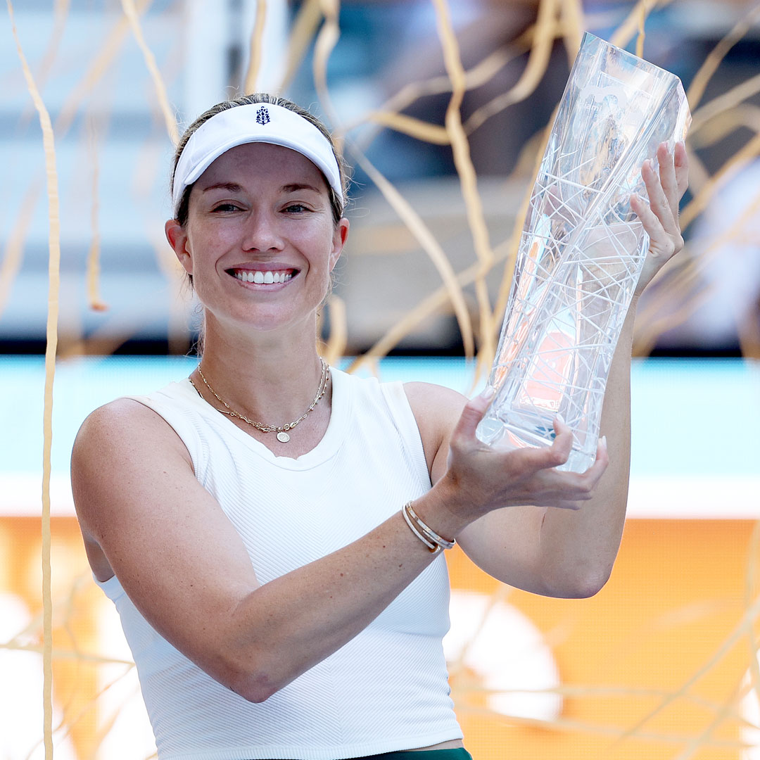 Hard work pays off 💪🏆 Danielle Collins | #MiamiOpen