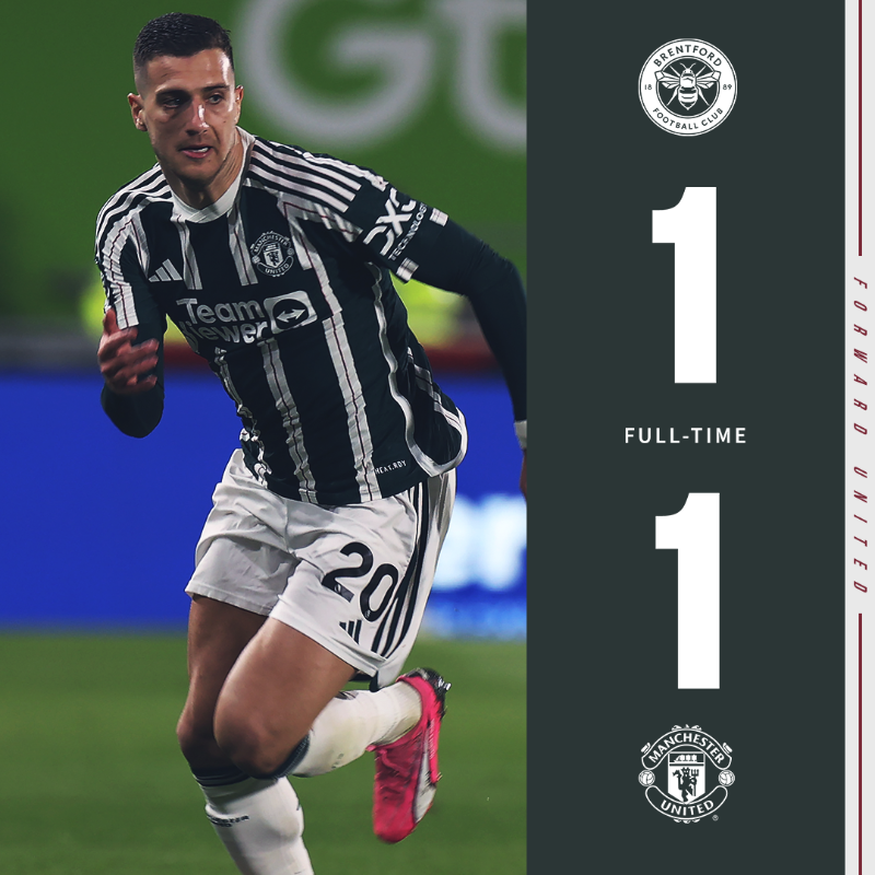 ManUtd's tweet photo. The points are shared following a dramatic finale.

#MUFC || #BREMUN
