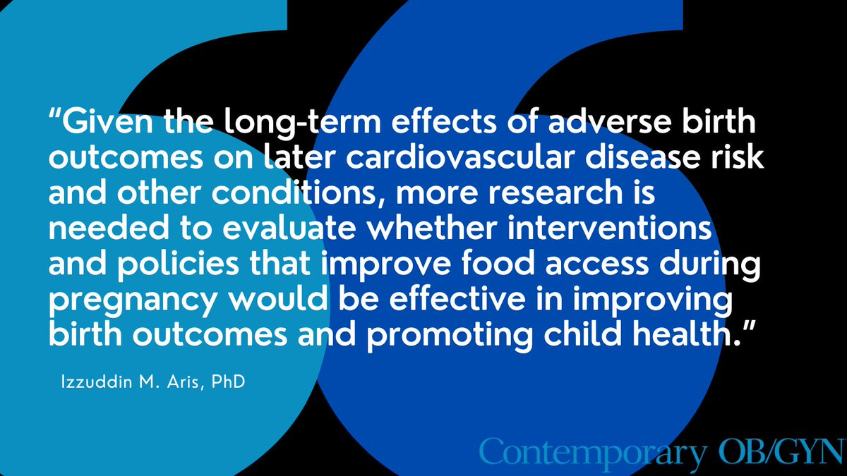 New study from @NIH finds living in low-income areas with limited food access during pregnancy increases risks of small for gestational age and lower birthweight. Neighborhood conditions impact #BirthOutcomes. #FoodInsecurity #MaternalHealth Read more: contemporaryobgyn.net/view/study-lin…