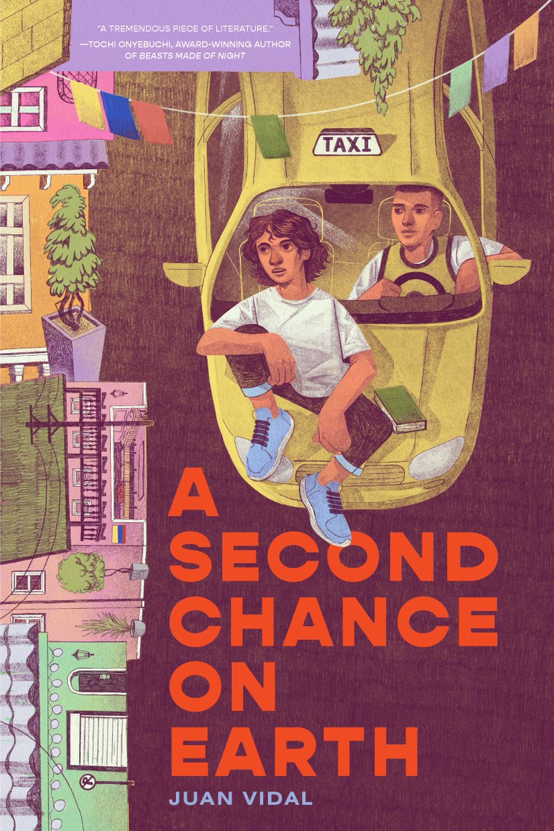 Cover reveal for my debut book cover for @itsjuanlove new book “A Second Chance On Earth” available this September. Much thanks to my ADs at Holiday House, they put a lot of trust in me to try some weird ideas, and helped me make one of my favorite pieces of 2023