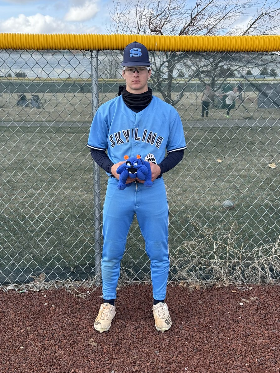 Skyline Baseball (@shsgrizzbsbl) on Twitter photo Grizz win game 1 of the DH against Bonneville 13-11.
Hung on and survived a late rally from the Bees.
<a href="/CobieKlein13/">Cobie Klein</a> was our BULLDOG POTG
He went 5 2/3 IP 6K’s 5R he also went 2-3 with a double 2 RBI and a walk. Grizz win game 1 of the DH against Bonneville 13-11.
Hung on and survived a late rally from the Bees.
<a href="/CobieKlein13/">Cobie Klein</a> was our BULLDOG POTG
He went 5 2/3 IP 6K’s 5R he also went 2-3 with a double 2 RBI and a walk.