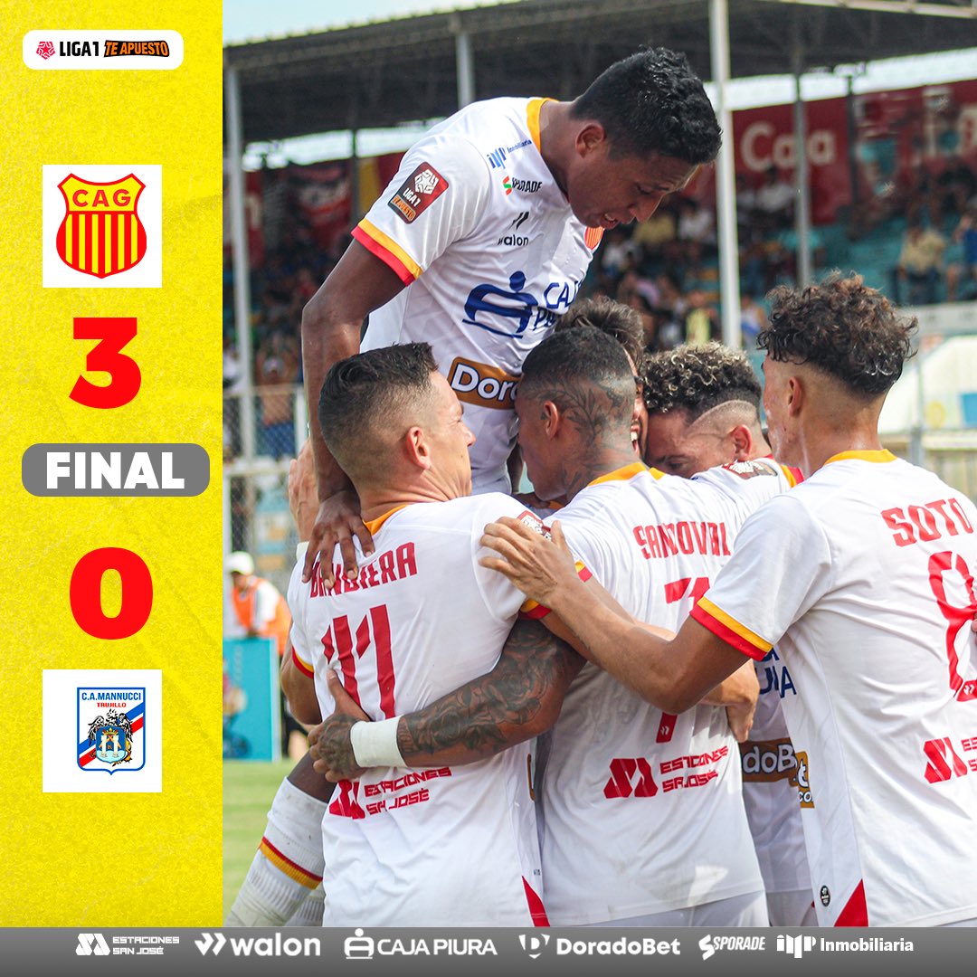GANAMOOOOOOS, ALBOS 🫶🏼

Nuestro equipo consigue un triunfo contundente en condición de local y nos da una alegría a toda la región 🫡

¡Vamos Grau! ❤️💛

#PatrimonioDePiura
#PiuraEsGrau