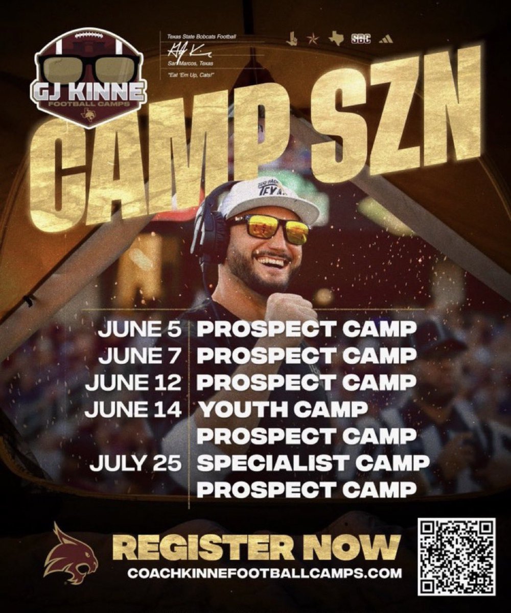 Thanks for the camp invite. @andrewcobus Looking forward to competing. @CoachMikeOG @Marshall_Reggie 💪🏾@CyLakes_FB @CoachCarter_19 @toby_lux @TopPreps @TXSTATEFOOTBALL @TXSTCATS @Golden_NIL_ @TXRecruits @Spotlight39_Pod #takebacktexas