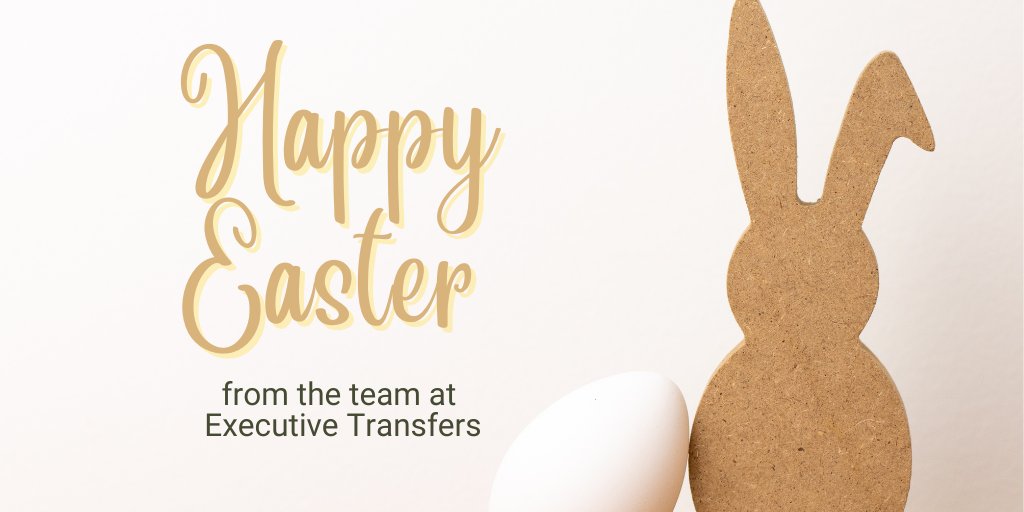 Wishing you a happy #Easter from all of us at Executive Transfers! May this special day bring happiness, laughter, and precious moments with loved ones. As you celebrate, remember that our chauffeur-driven cars are ready to add a touch of luxury to your Easter plans.
