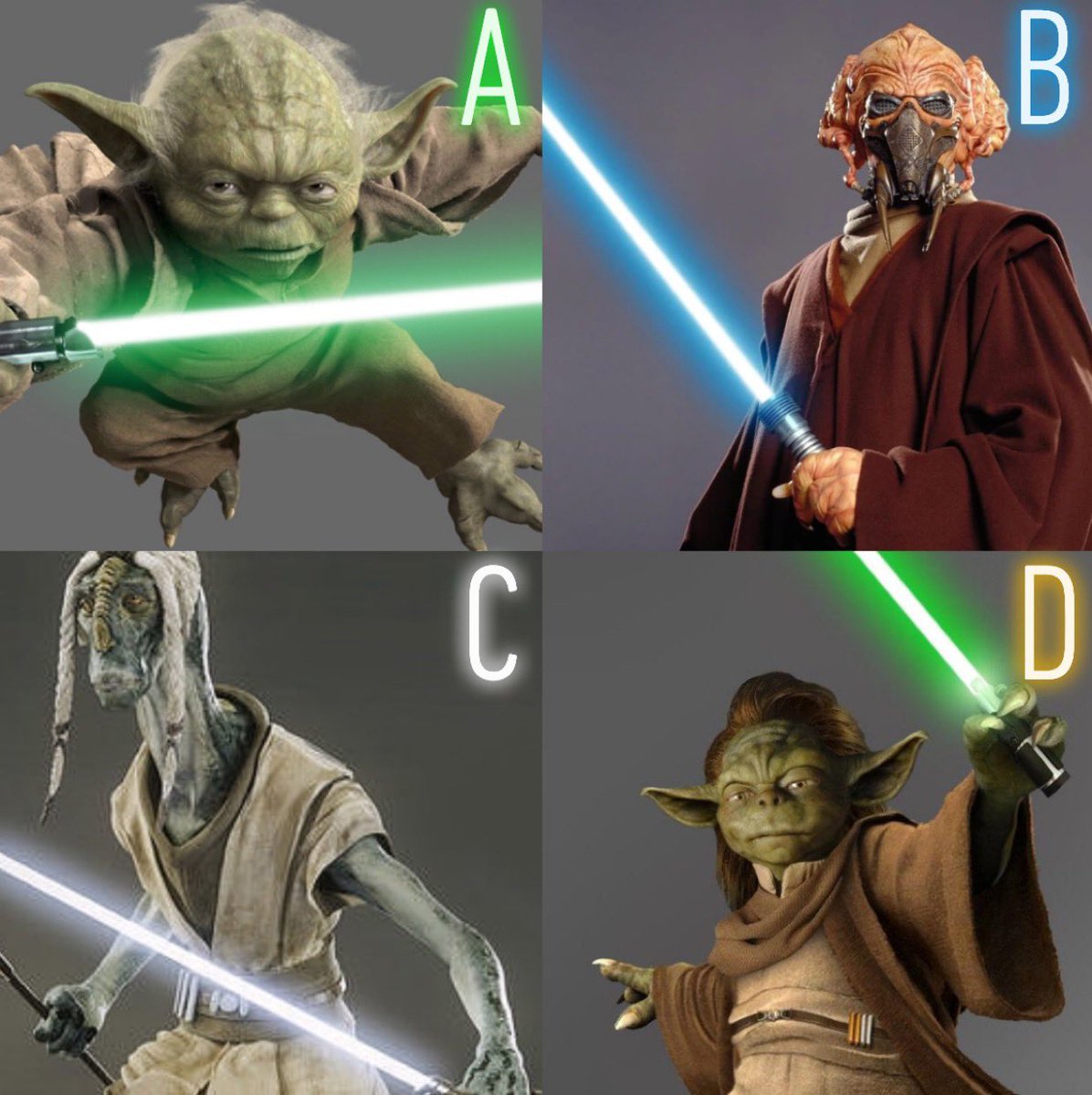 4 Jedi Masters that are all alive during #TheAcolyte… If only one of them can have a cameo in the show, who would you prefer to see?