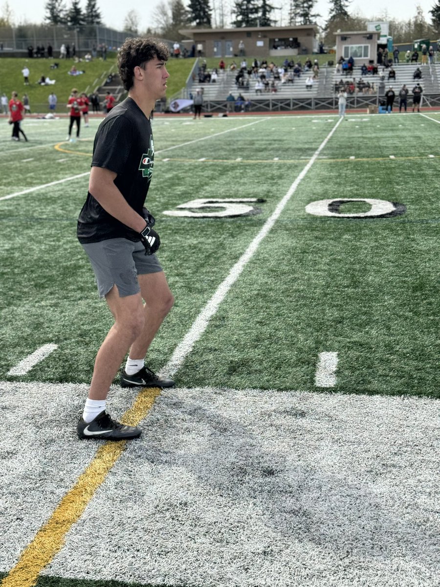 Canby (Ore.) tight end Jackson Doman is part of a loaded tight end group here at @NPShowcases today 247sports.com/player/jackson…