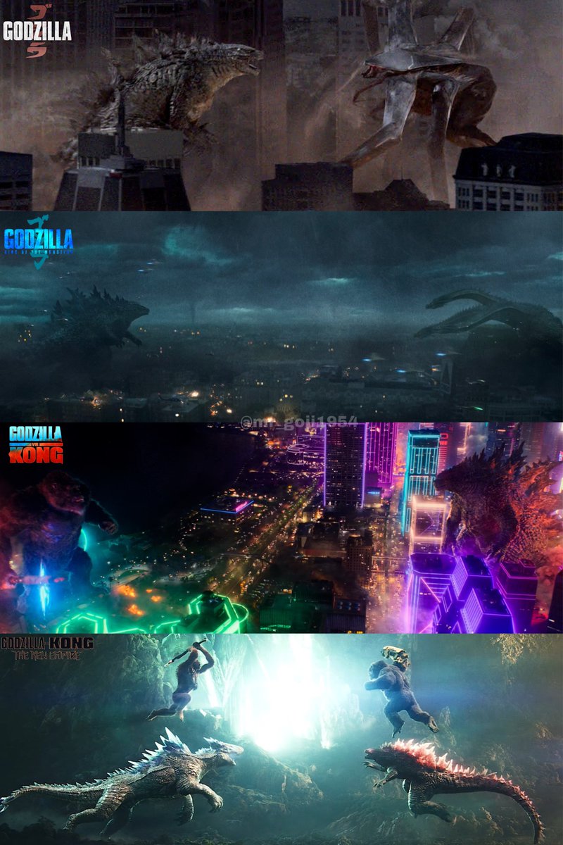 The Great Titan battles throughout the MonsterVerse 👏🏻👏🏻🔥

#Godzilla 
#GodzillaKOTM
#GodzillavsKong
#GodzillaXKongTheNewEmpire