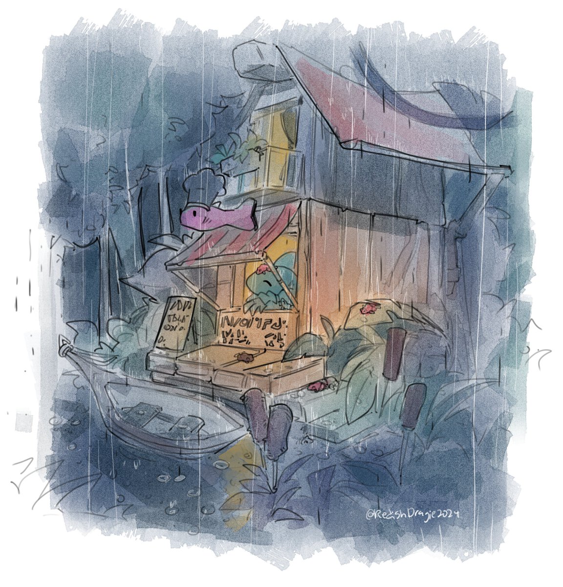 Cozy weather for some quick nap.