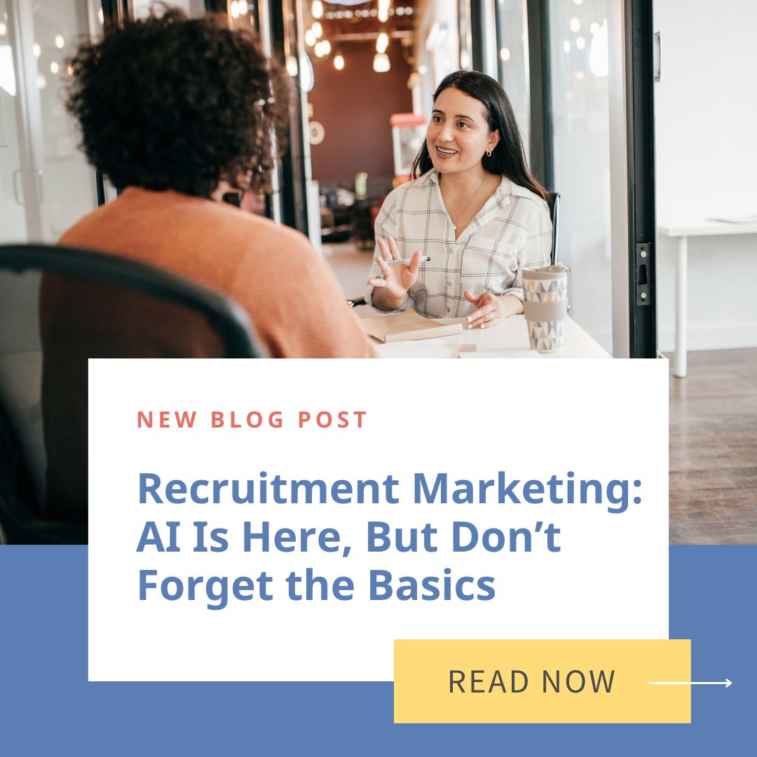 🌊 Dive deep into the pool of #RecruitmentMarketing with Sara Elkins' latest splash on the TalentCulture blog! 🏊‍♀️ Read 'Recruitment Marketing: AI Is Here, But Don’t Forget the Basics'  ecs.page.link/MjwZj  
Keep your recruitment strategy afloat & effective #AI #TalentCulture