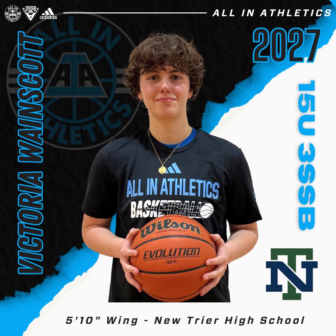 Another great addition to our 15U #3SSB roster, Victoria Wainscott of @NewTrierGBB Victoria is a versatile 5’10” wing who can do it all! A true 3 level scorer with excellent footwork in the post, an impressive midrange game, and a pure 3 point shot! 🔥🔥🔥 @vic_wainscott