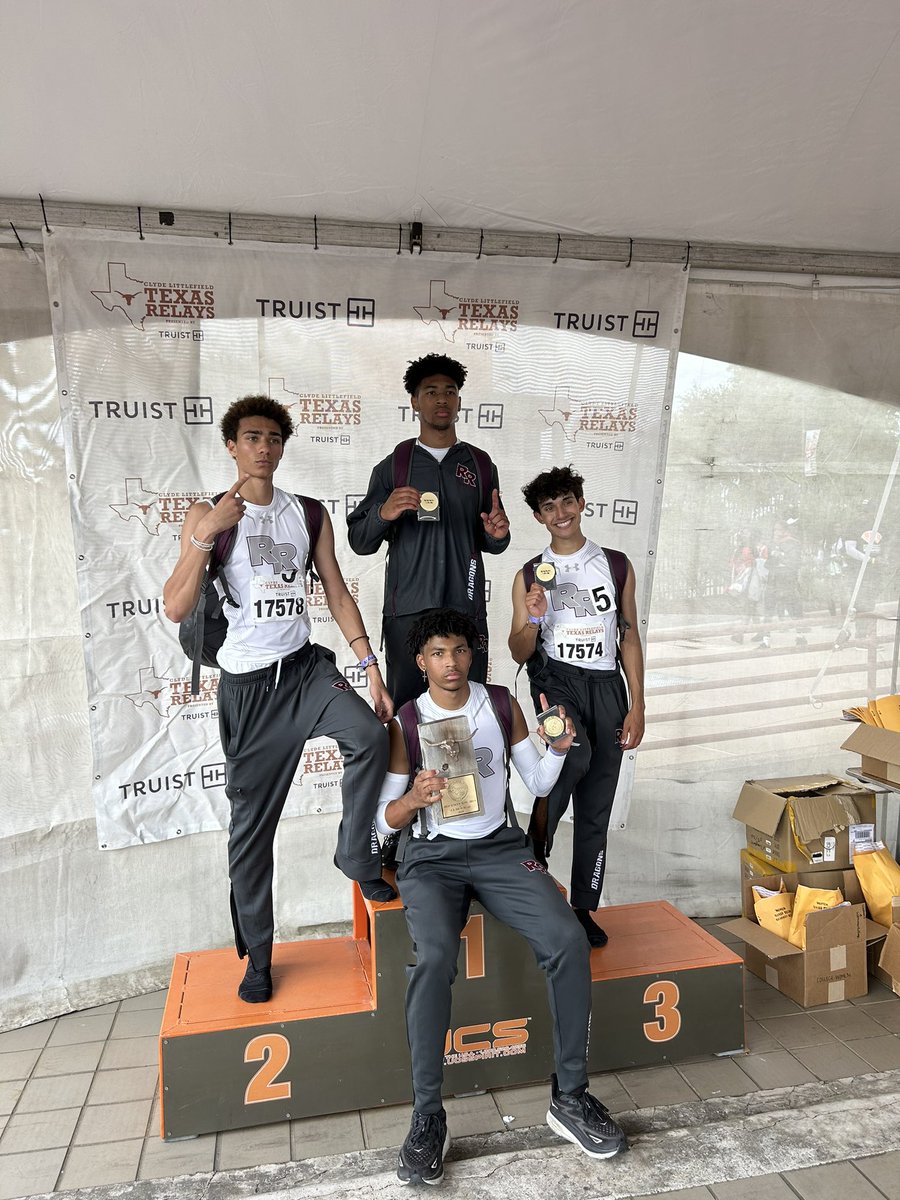 rock_track's tweet image. Texas Relays 4x400M Relays Champion