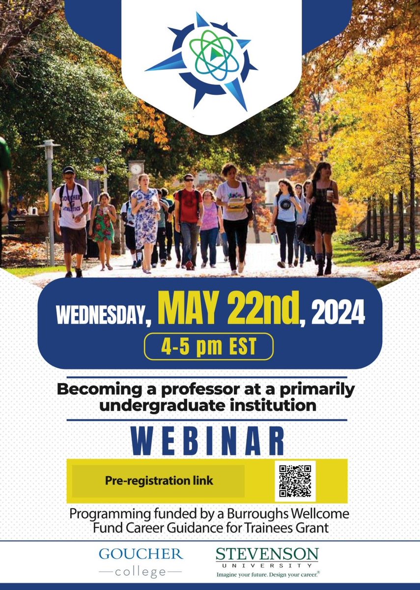 Join us for a special webinar on Becoming a faculty member at a PUI! We will guide you through the process of generating individualized deliverables to help you hit the ground running when considering faculty careers at PUIs.