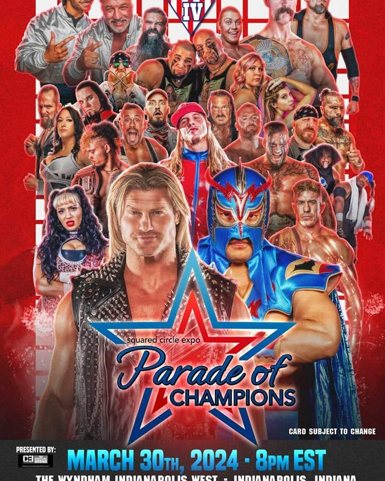 IT AINT OVER YET! HAPPENING TONIGHT AT 8pm in the Hall of Champions, the SOLD OUT event SCX Parade of Champions caps off one incredible Squared Circle Expo IV weekend! facebook.com/share/cGoTAAH1…