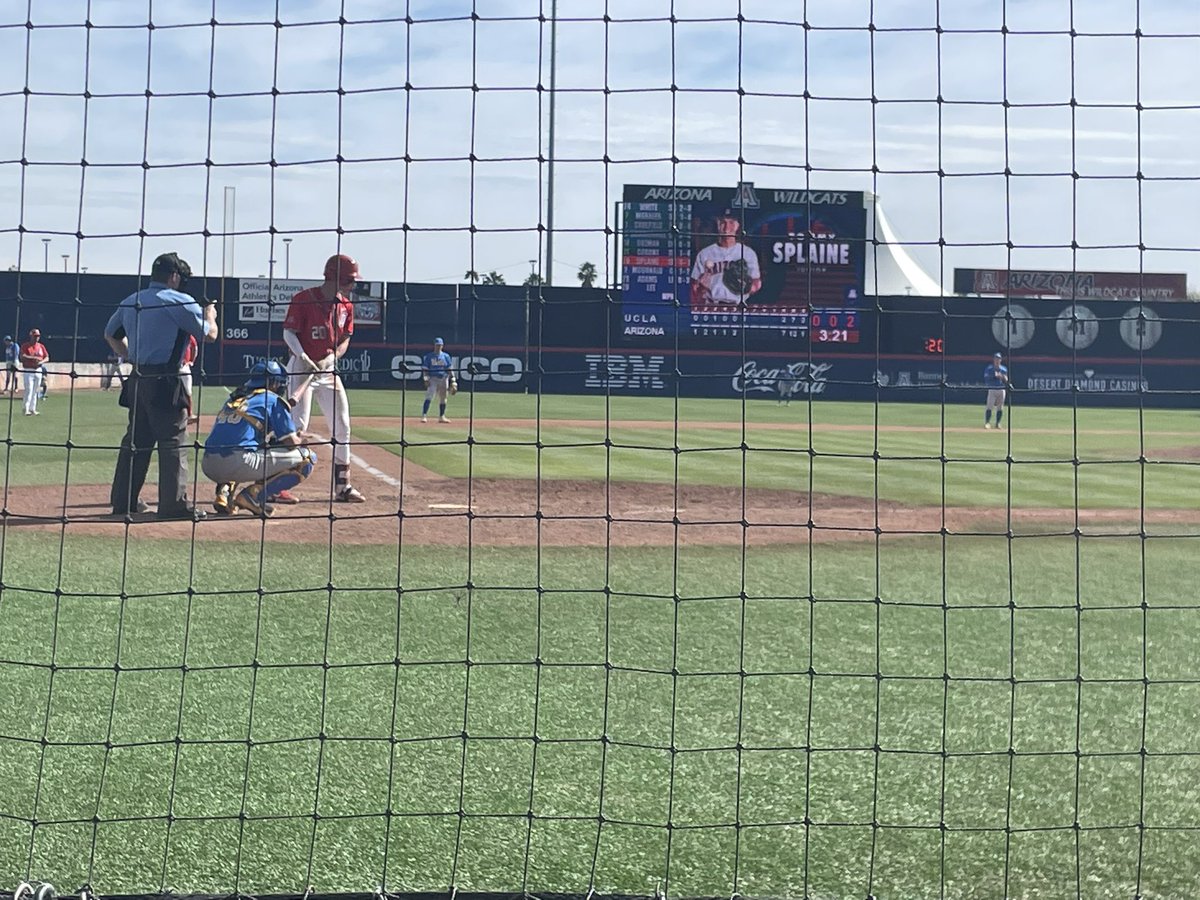 Great day for @ArizonaBaseball here at Hi Corbett! 🐻⬇️