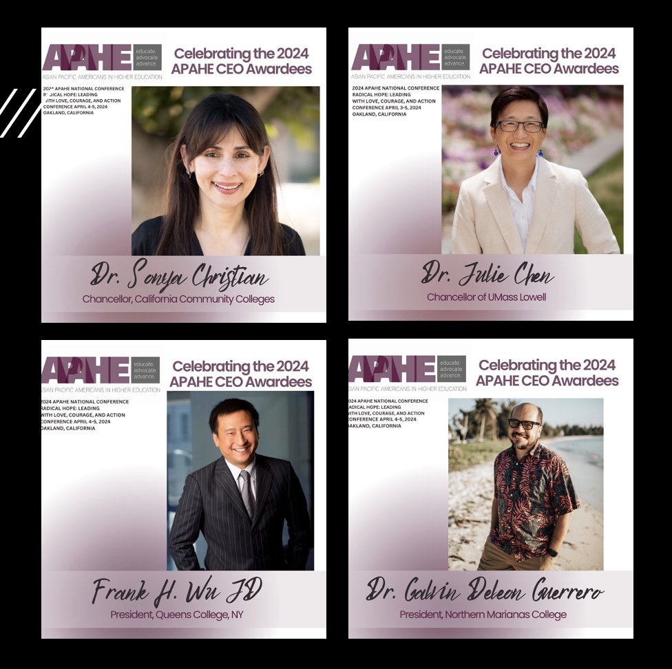 Less than 5 days to 2024 #APAHE Conference, 'Radical Hope: Leading with Love, Courage, and Action.' #Excited to celebrate our #AANHPI Higher Ed Leaders in our largest gathering of educational practitioners to date-1350+. #Educate #Advocate #Advance @SJCityCollege @WHIAANHPI