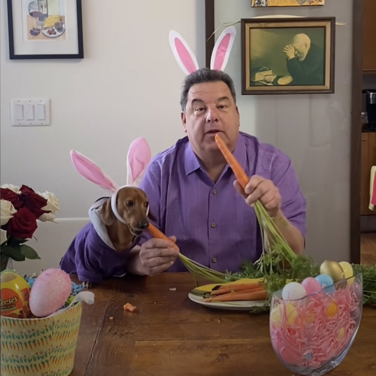 “the boss of this family told you you’re the easter bunny, you’re the easter bunny. so shut the fuck up about it”