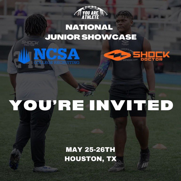 Appreciate @youareathlete for inviting me to a national camp! Compete against the best 8th graders in the country! @RivalsFriedman @T3Booker @GCGatorAthletic @GCGatorFootball