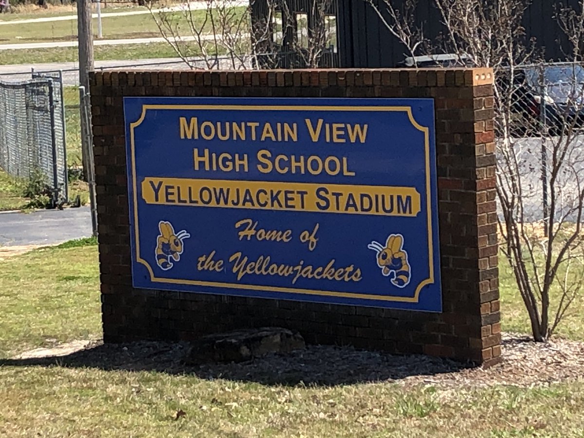 Great stop in Arkansas today at Jacket Stadium, home of the Mountain View Yellow Jackets!