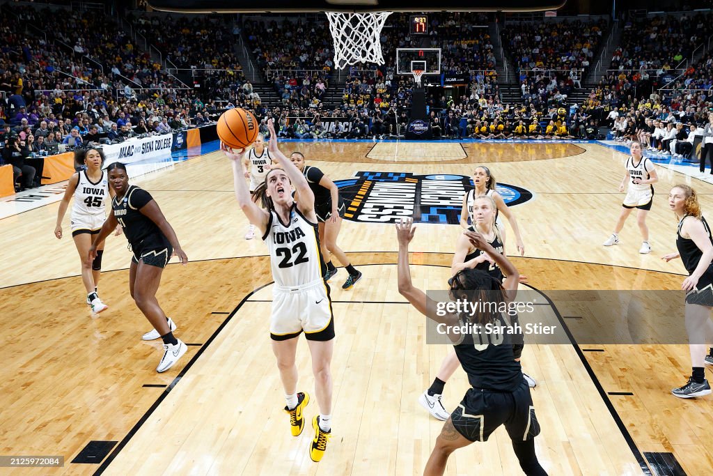 Caitlin Clark and the Iowa Hawkeyes knock off the Colorado Buffaloes 89-68 in the Sweet 16 round of the NCAA Women's Basketball Tournament and are set for a #EliteEight! rematch against the LSU Tigers 📸: @freshmanwkxc, @stieriously