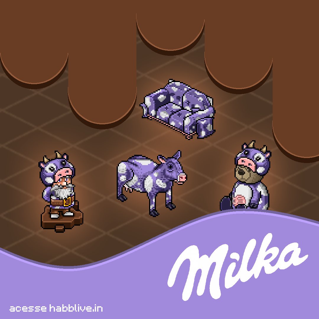 A Páscoa está quase aqui, Liveano!

Para comemorarmos essa data especial, expandimos a coleção Milka e a disponibilizaremos amanhã (31/03), às 16h10 (+4h PT) durante o reinício semanal de raros na loja VIP.
Reserve um tempo na sua agenda e não perca!

🍫 habblive.in