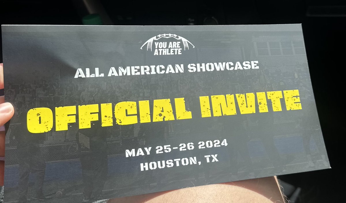 Congrats to ⁦@wyatt_crowe⁩ on getting an invite to the All American Showcase. Wyatt had a great day and will have a productive senior year.#Youchoose