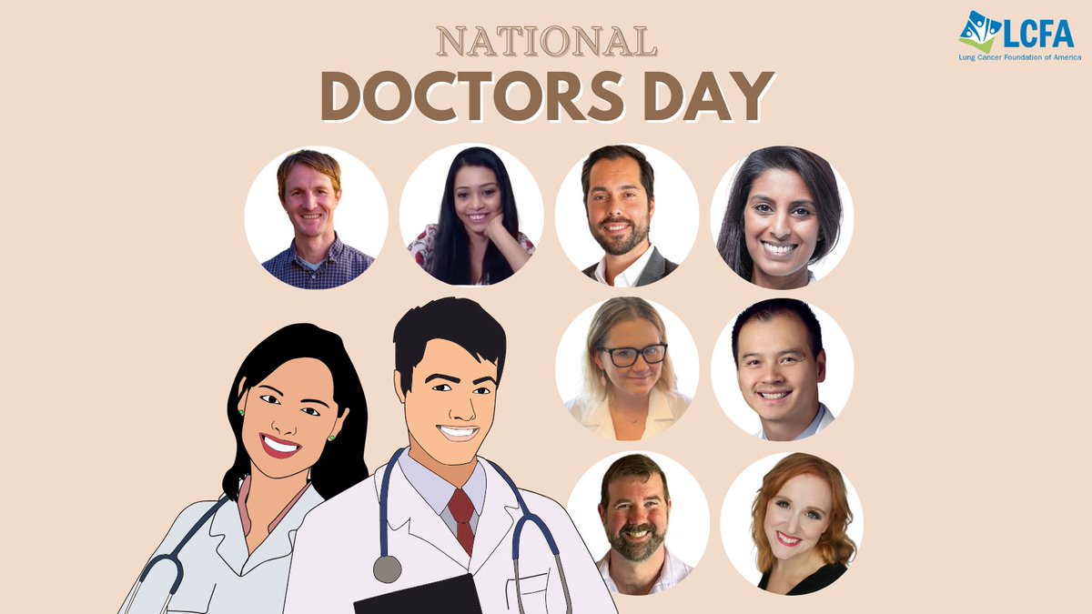 Happy National Doctor's Day! Meet LCFA's Amazing Researchers leading lung cancer research, pioneering treatments, and improving lives. Thank you for your unwavering dedication to improving patient care. You're true heroes! Learn more in the link. bit.ly/49fcpHo