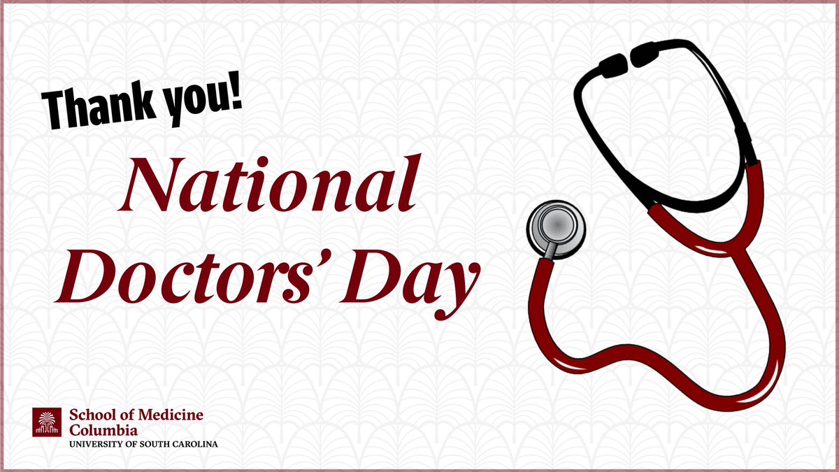 Join us as we say happy #NationalDoctorsDay to all of the outstanding doctors! We thank you and celebrate your hard work and dedication today and every day! 🩺