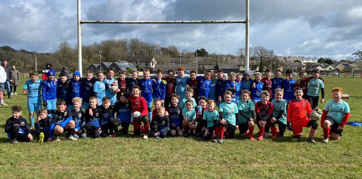 Bryntirion AJFC U9 are having a great 1st tour. Thank you Tenby AFC for hosting. Smiles matching the sunshine! #U9OnTour #wearebryntirion #FootballFun