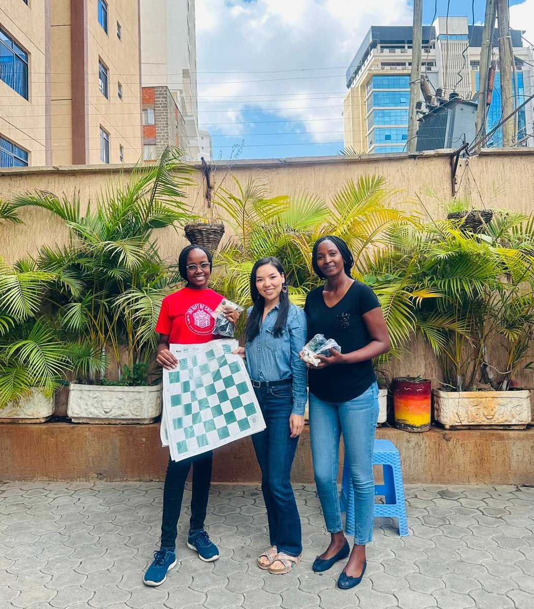 The Gift of Chess (@thegiftofchess) on Twitter photo On a beautiful day in Nairobi 🇰🇪, our <a href="/thegiftofchess/">The Gift of Chess</a> Director of Research <a href="/UyangaByambaa/">Uyanga Byambaa</a> travels from <a href="/UCBerkeley/">UC Berkeley</a> to meet w/ our Global Ambassador <a href="/BerniceWambui22/">Bernice Wambui</a>.
Not only are we committed to donating 1 million chess sets globally, we will prove that chess is transformative. On a beautiful day in Nairobi 🇰🇪, our <a href="/thegiftofchess/">The Gift of Chess</a> Director of Research <a href="/UyangaByambaa/">Uyanga Byambaa</a> travels from <a href="/UCBerkeley/">UC Berkeley</a> to meet w/ our Global Ambassador <a href="/BerniceWambui22/">Bernice Wambui</a>.
Not only are we committed to donating 1 million chess sets globally, we will prove that chess is transformative.