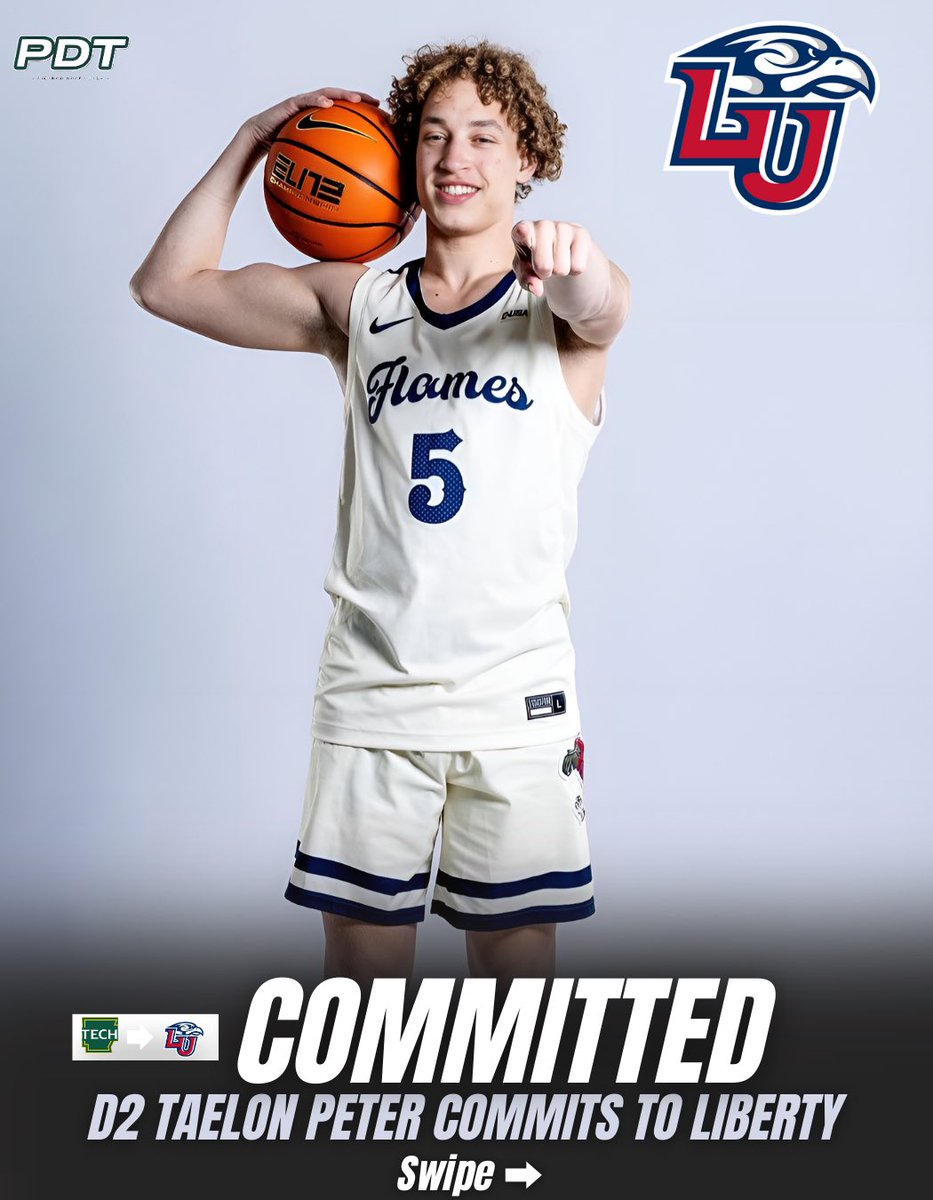 Arman Jovic (@pdtscouting) on Twitter photo One of the best D2 talents is off the board
Taelon Peter has committed to Liberty
Massive pickup for the staff at Liberty getting an athletic sharpshooter
<a href="/TaelonPeter5/">TaelonPeter5</a> One of the best D2 talents is off the board
Taelon Peter has committed to Liberty
Massive pickup for the staff at Liberty getting an athletic sharpshooter
<a href="/TaelonPeter5/">TaelonPeter5</a>