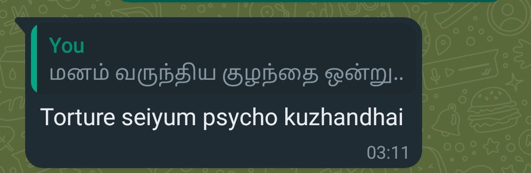 mahesh_d_igor's tweet image. #Realization 
குழந்தை  nu sollitu vitrukalam..
Torture nu sollamayaeeee irundhirukalam 😭😭