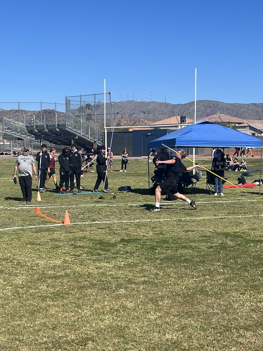 🚨🚨🚨School Record🚨🚨🚨 Jace with a 22’ PR and new school record in Javelin!! Takes 6th in the Open Varsity Division at Becky Matthews! #WeAreLiberty 🦁