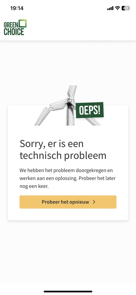 Zeg @Greenchoice, vertel hebben jullie soms in de gaten dat ik van plan ben om over te stappen? @PureEnergieNL wat zit er vd nieuwe klant in? #stroom 

Dag #Greenchoice hello #PureEnergie