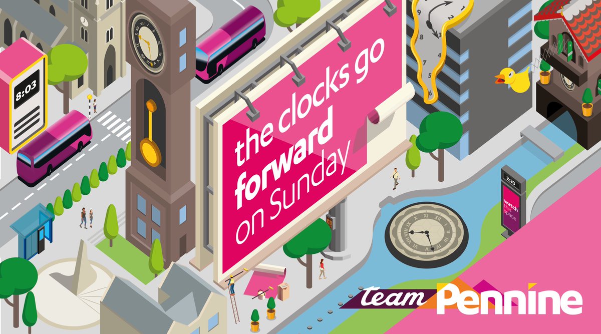 ⏰Don't forget that the clocks go forward by 1 hour tonight. 👍All of our buses will be running at the usual time. ⌚️Don't forget to change your watches & clocks!