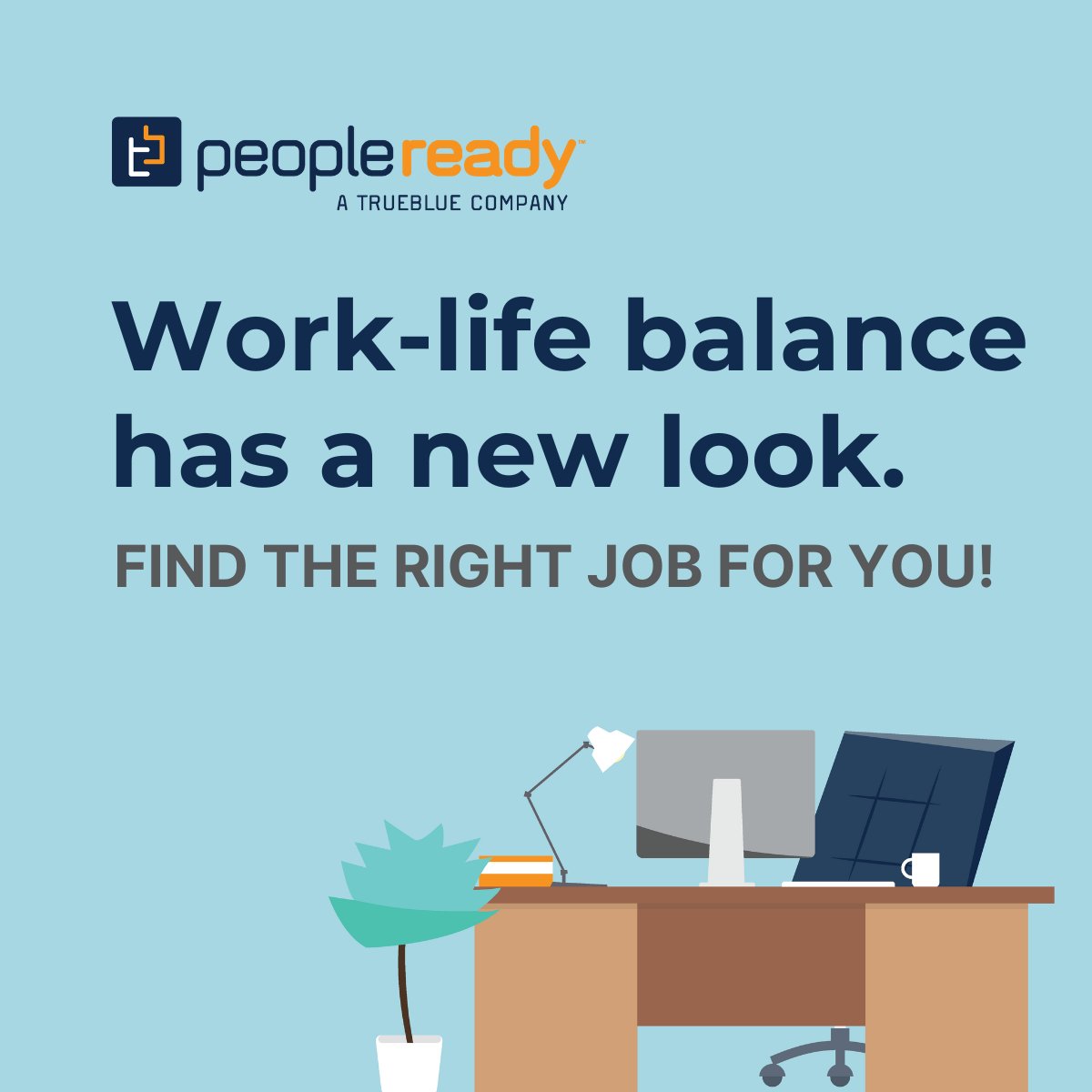 Choose which jobs you take. Work the hours you want. With PeopleReady, better work-life balance is really that simple. spr.ly/6018ZkOrO