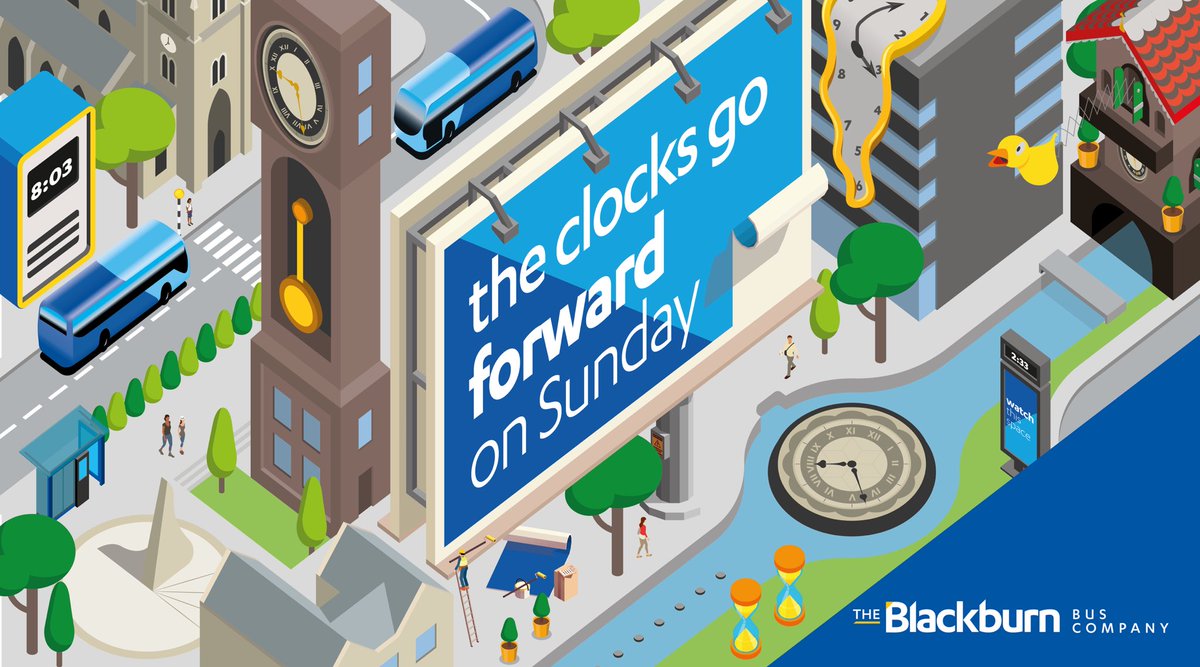 ⏰Don't forget that the clocks go forward by 1 hour tonight. 👍All of our buses will be running at the usual time. ⌚️Don't forget to change your watches & clocks!