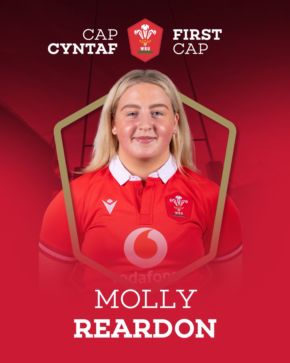 🧢 CAP CYNTAF Molly Reardon comes on for her first cap! #HerStory | #GuinnessW6N