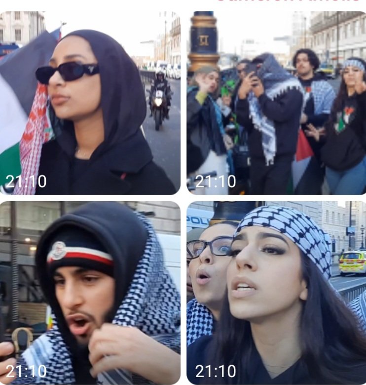 YosephHaddad's tweet photo. Hi @metpoliceuk these are the faces of the Hamas supporters who were caught tearing down hostage flyers and supporting Hamas in London today. If they are citizens, arrest them. If they are not, deport! Get these terror supporters off the streets! https://t.co/I7HAOK8axr