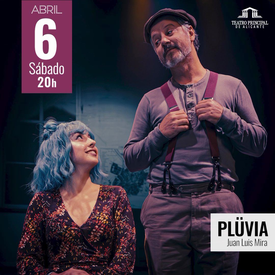 “Plüvia” ☔️, la nueva producción del Teatro Principal 🏛️, se estrena el 6 de abril y no te la puedes perder 👏. 👉 Info y entradas en teatroprincipalprincipaldealicante.com